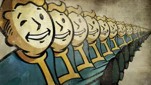 Vault Boy Smiles Wallpaper