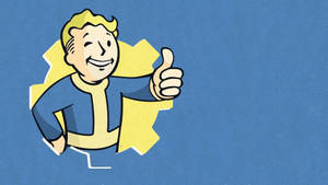 Vault Boy – Stay Positive Wallpaper