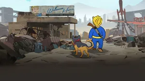 Vault Dweller In Fallout Shelter Wallpaper