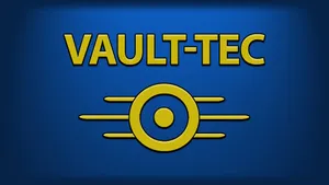 Vault-tec Promo Poster In Action Wallpaper