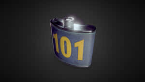 Vault101 Curved Metal Container Wallpaper