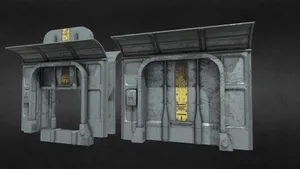 Vault101 Entrance3 D Model Wallpaper