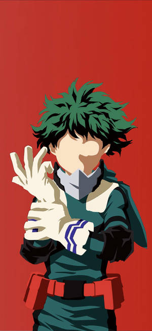 Vector Izuku My Hero Academia Phone Wallpaper