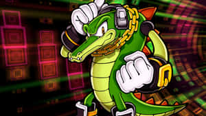 Vector The Crocodile In Action Wallpaper