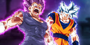 Vegeta_and_ Goku_ Ultra_ Instinct_ Forms Wallpaper