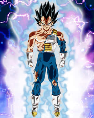 Vegeta Displays Ultra Instinct Power Wallpaper