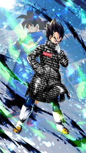 Vegeta Drip Meme Artwork Wallpaper