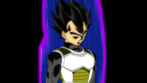 Vegeta Intense Gaze Wallpaper