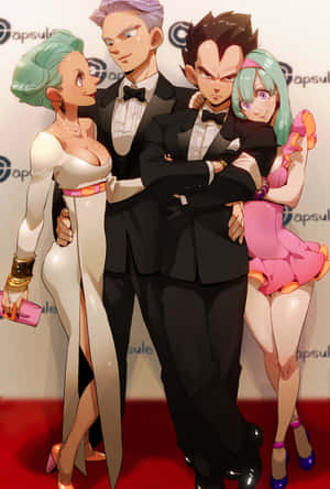 Vegeta's Family: An Unbreakable Bond Wallpaper