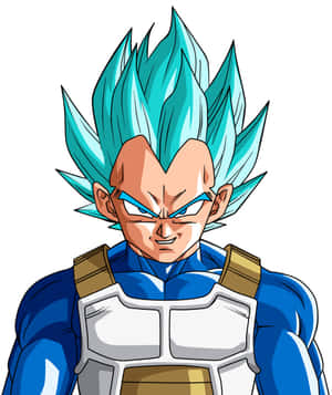 Vegeta Super Saiyan Blue - The Ultimate Power In Action Wallpaper