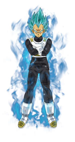 Vegeta Super Saiyan Blue Transformation Wallpaper