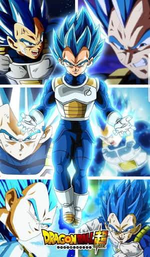 Vegeta Super Saiyan Unleashing His Power Wallpaper