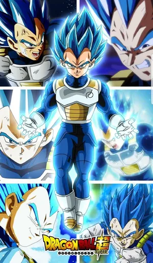 Vegeta Super Saiyan Unleashing His Power Wallpaper