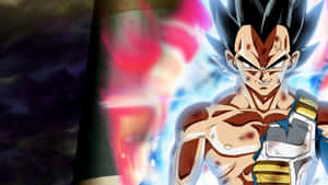 Vegeta Ultra Instinct Transformation Wallpaper