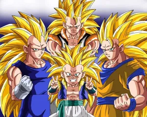 Vegeta Unleashes His Power - Super Saiyan 3 Transformation Wallpaper