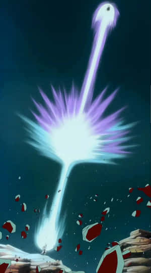 Vegeta Unleashes His Powerful Galick Gun! Wallpaper