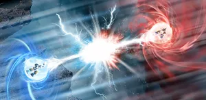 Vegeta Unleashes His Powerful Galick Gun Wallpaper