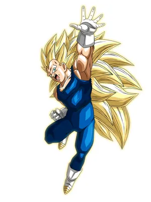 Vegeta Unleashes The Mighty Super Saiyan 3 Power Wallpaper