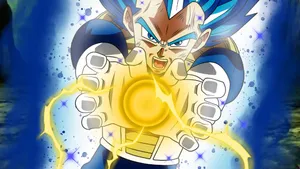 Vegeta Unleashing His Final Flash Wallpaper