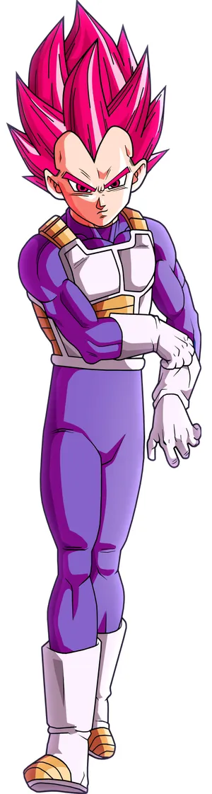 Vegeta Unleashing His Super Saiyan God Power Wallpaper