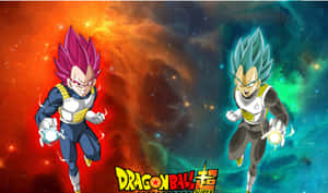 Vegeta Unleashing His Super Saiyan Power Wallpaper