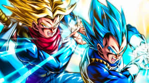 Vegeta Unleashing The Galick Gun Attack Wallpaper
