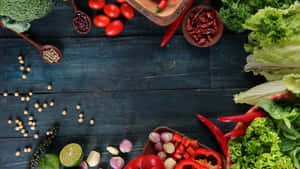 Vegetables And Beans Wallpaper Hd Wallpaper