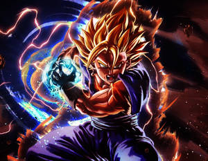 Vegito Poised To Attack Wallpaper