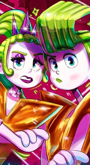 Velvet And Veneer Characters Wallpaper