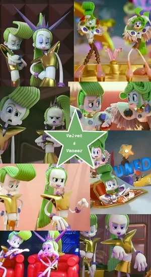 Velvet And Veneer Characters Wallpaper