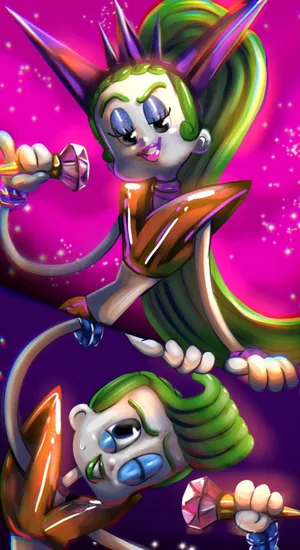 Velvet And Veneer Characters Wallpaper