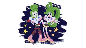 Velvet And Veneer Characters Wallpaper