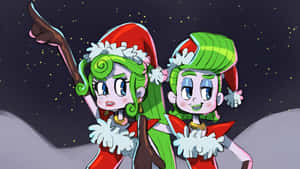 Velvet And Veneer Christmas Wallpaper