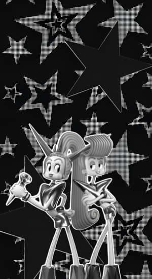 Velvet And Veneer Stars Wallpaper