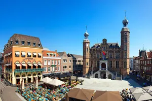 Venlo Town Halland Market Square Wallpaper