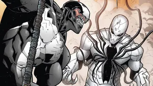 Venom Saga Unleashed: An Epic Crossover In Venomverse Wallpaper
