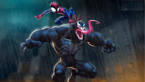 Venom Unleashed: The Symbiote In Full Force Wallpaper