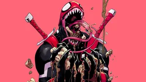 Venomized - A Stunning And Fierce Design Wallpaper