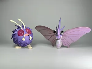 Venomoth And Venonat Scale World Figures Wallpaper