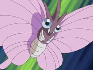 Venomoth Attacks Wallpaper