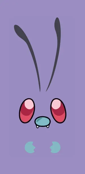 Venonat Blending In Purple Background Wallpaper