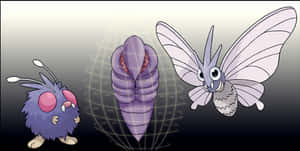 Venonat, Venomoth And Creature Wallpaper