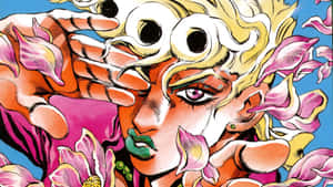 Vento Aureo's Iconic Characters And Stand Users Wallpaper