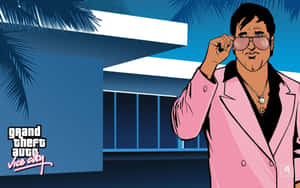 Venture Into Miami In Grand Theft Auto Vice City Wallpaper