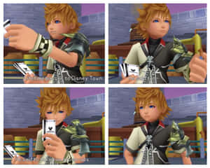 Ventus In Action With His Keyblade In Kingdom Hearts Wallpaper