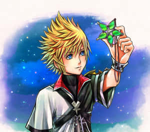 Ventus In Kingdom Hearts Wielding His Keyblade Wallpaper