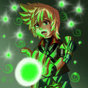 Ventus Unleashing His Power In Kingdom Hearts Wallpaper