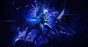 Vergil Dynamic Action Pose Wallpaper