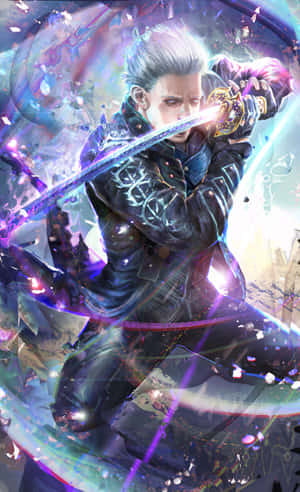 Vergil Swordmaster Artwork Wallpaper