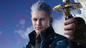 Vergil With Yamato Sword Wallpaper